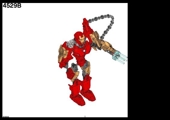 Istruzioni per la Costruzione - LEGO - 4529 - Iron Man™: Page 1