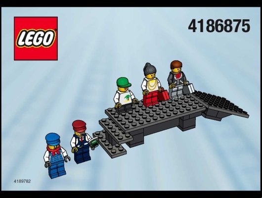 Istruzioni per la Costruzione - LEGO - 4534 - TARGET DE LUXE TRAIN: Page 1