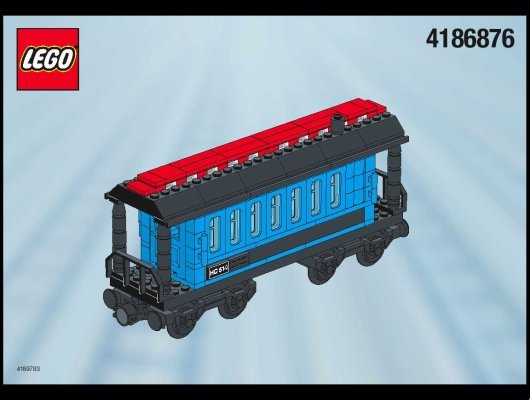 Istruzioni per la Costruzione - LEGO - 4534 - TARGET DE LUXE TRAIN: Page 1