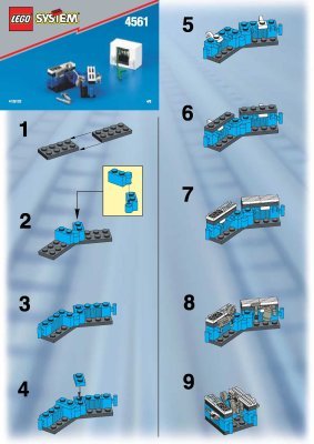 Istruzioni per la Costruzione - LEGO - 4561 - Fast Passenger Train Set: Page 1