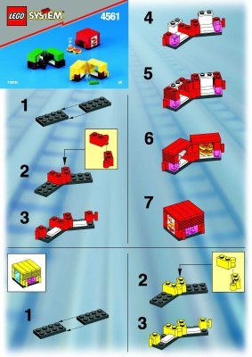 Istruzioni per la Costruzione - LEGO - 4561 - Fast Passenger Train Set: Page 1