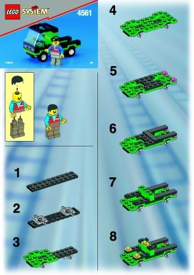 Istruzioni per la Costruzione - LEGO - 4561 - Fast Passenger Train Set: Page 1