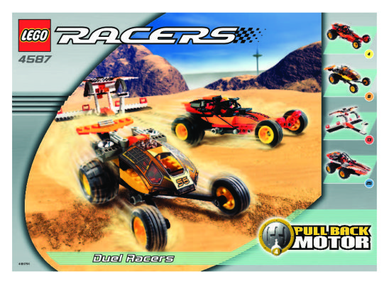 Istruzioni per la Costruzione - LEGO - 4587 - Duel Racers: Page 1