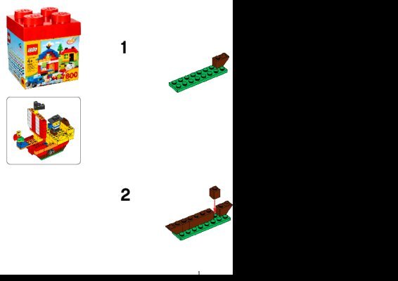 Istruzioni per la Costruzione - LEGO - 4628 - LEGO® Fun with Bricks: Page 1