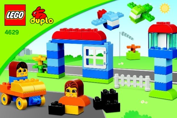 Istruzioni per la Costruzione - LEGO - 4629 - LEGO® DUPLO® Build & Play Box: Page 1