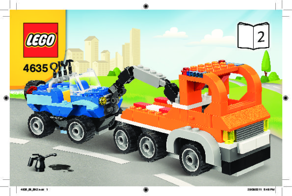 Istruzioni per la Costruzione - LEGO - 4635 - Fun with Vehicles: Page 1