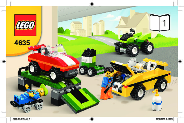 Istruzioni per la Costruzione - LEGO - 4635 - Fun with Vehicles: Page 1