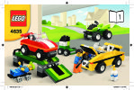 Istruzioni per la Costruzione - LEGO - 4635 - Fun with Vehicles: Page 1