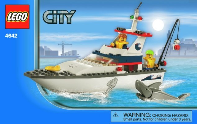 Istruzioni per la Costruzione - LEGO - 4642 - Fishing Boat: Page 1