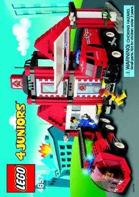 Istruzioni per la Costruzione - LEGO - 4657 - Fire Squad HQ: Page 1