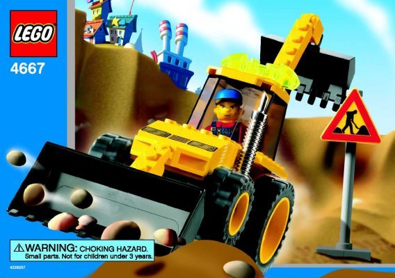 Istruzioni per la Costruzione - LEGO - 4667 - Loadin' Digger: Page 1