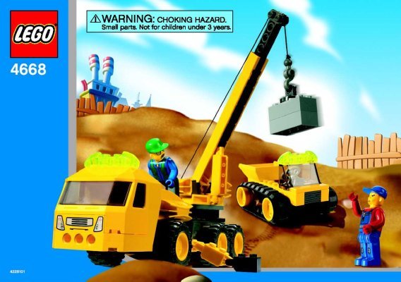 Istruzioni per la Costruzione - LEGO - 4668 - Outrigger Construction Crane: Page 1