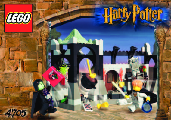 Istruzioni per la Costruzione - LEGO - 4705 - Snape's Class: Page 1