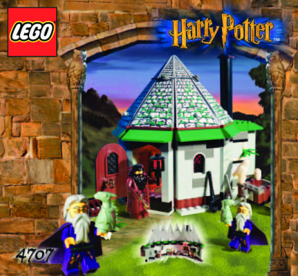 Istruzioni per la Costruzione - LEGO - 4707 - Hagrid's Hut: Page 1