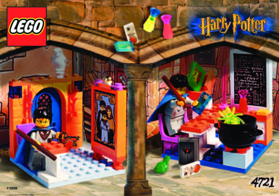 Istruzioni per la Costruzione - LEGO - 4721 - Hogwarts™ Classrooms: Page 1