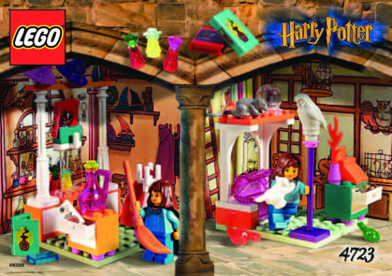 Istruzioni per la Costruzione - LEGO - 4723 - Diagon Alley™ Shops: Page 1