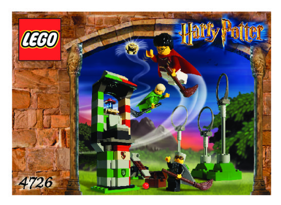 Istruzioni per la Costruzione - LEGO - 4726 - Quidditch™ Practice: Page 1