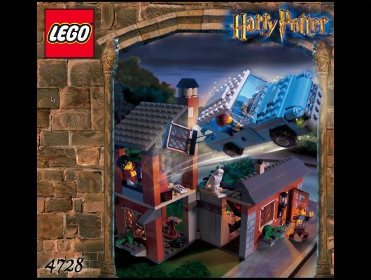 Istruzioni per la Costruzione - LEGO - 4728 - Escape from Privet Drive: Page 1