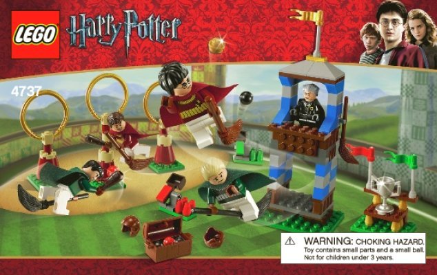 Istruzioni per la Costruzione - LEGO - 4737 - Quidditch Match: Page 1