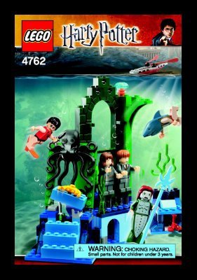 Istruzioni per la Costruzione - LEGO - 4762 - Rescue From The Merpeople: Page 1