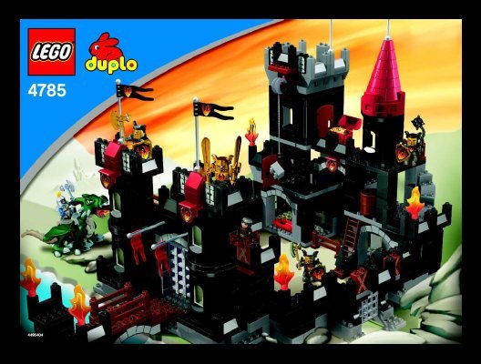 Istruzioni per la Costruzione - LEGO - 4785 - Black Castle: Page 1