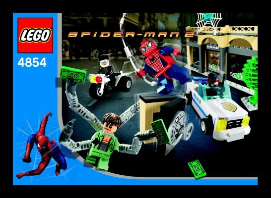 Istruzioni per la Costruzione - LEGO - 4854 - Doc Ock's Bank Robbery: Page 1