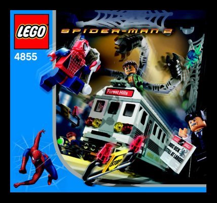 Istruzioni per la Costruzione - LEGO - 4855 - Spider-Man's Train Rescue: Page 1