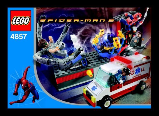 Istruzioni per la Costruzione - LEGO - 4857 - Doc Ock's Fusion Lab: Page 1