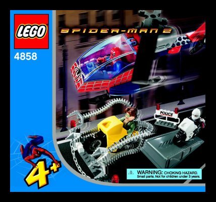 Istruzioni per la Costruzione - LEGO - 4858 - Doc Ock's Crime Spree: Page 1