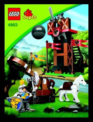 Istruzioni per la Costruzione - LEGO - 4863 - Sentry & Catapult: Page 1