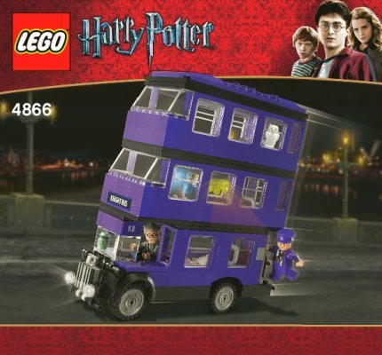 Istruzioni per la Costruzione - LEGO - 4866 - The Knight Bus™: Page 1