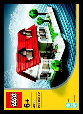 Istruzioni per la Costruzione - LEGO - 4886 - Buildings: Page 1
