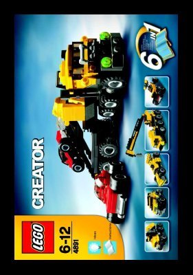 Istruzioni per la Costruzione - LEGO - 4891 - Highway Haulers: Page 1