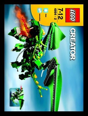 Istruzioni per la Costruzione - LEGO - 4894 - Mythical Creatures: Page 1