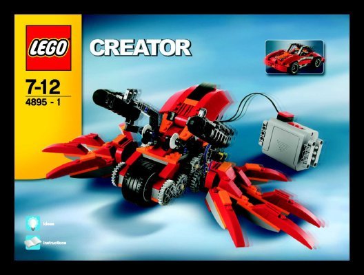 Istruzioni per la Costruzione - LEGO - 4895 - Motion Power: Page 1