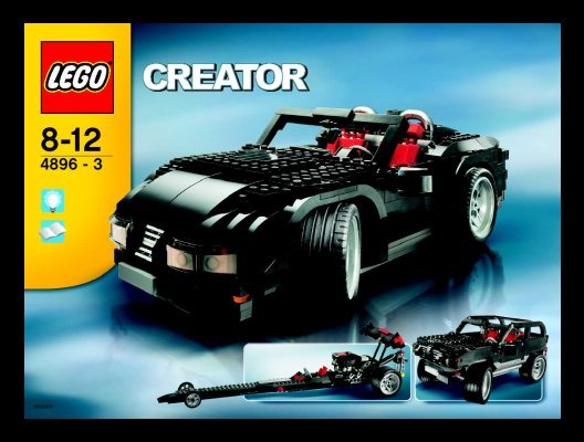 Istruzioni per la Costruzione - LEGO - 4896 - Roaring Roadsters: Page 1