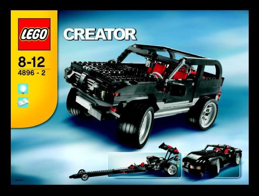 Istruzioni per la Costruzione - LEGO - 4896 - Roaring Roadsters: Page 1