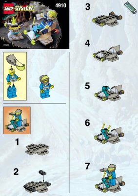 Istruzioni per la Costruzione - LEGO - 4910 - The Hover Scout: Page 1