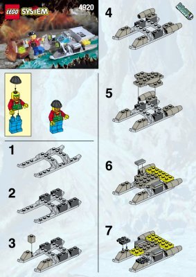 Istruzioni per la Costruzione - LEGO - 4920 - The Rapid Rider: Page 1