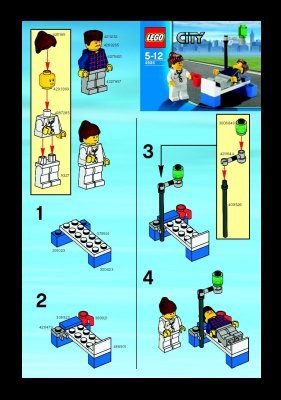 Istruzioni per la Costruzione - LEGO - 4936 - Doc & Patient: Page 1