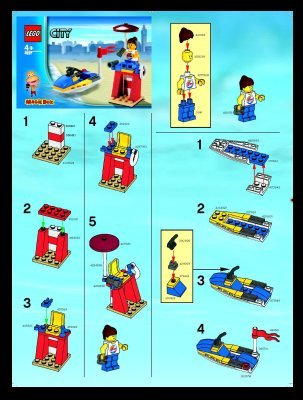 Istruzioni per la Costruzione - LEGO - 4937 - Life Guard: Page 1