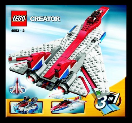 Istruzioni per la Costruzione - LEGO - 4953 - Fast flyers: Page 1