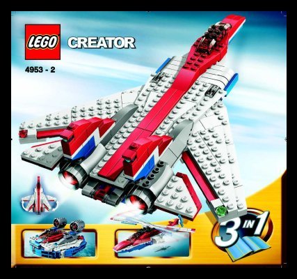 Istruzioni per la Costruzione - LEGO - 4953 - Fast flyers: Page 1