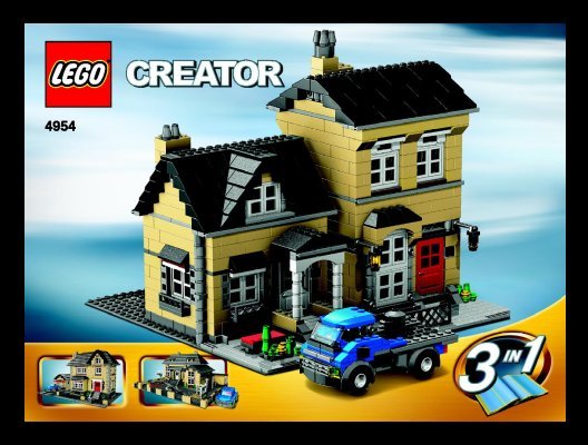 Istruzioni per la Costruzione - LEGO - 4954 - Model Townhouse: Page 1