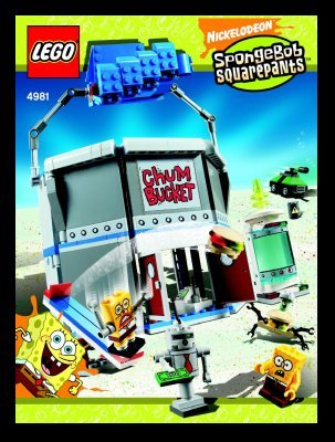 Istruzioni per la Costruzione - LEGO - 4981 - The Chum Bucket: Page 1