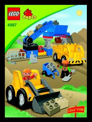 Istruzioni per la Costruzione - LEGO - 4987 - Gravel Pit: Page 1