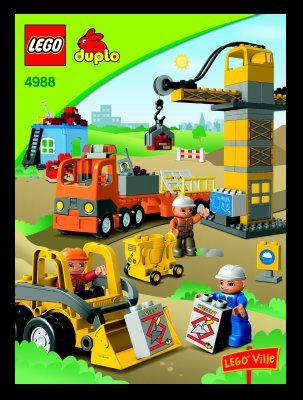 Istruzioni per la Costruzione - LEGO - 4988 - Construction Site: Page 1