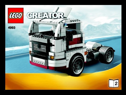 Istruzioni per la Costruzione - LEGO - 4993 - Cool Convertible: Page 1