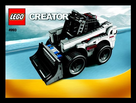 Istruzioni per la Costruzione - LEGO - 4993 - Cool Convertible: Page 1