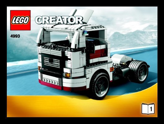 Istruzioni per la Costruzione - LEGO - 4993 - Cool Convertible: Page 1